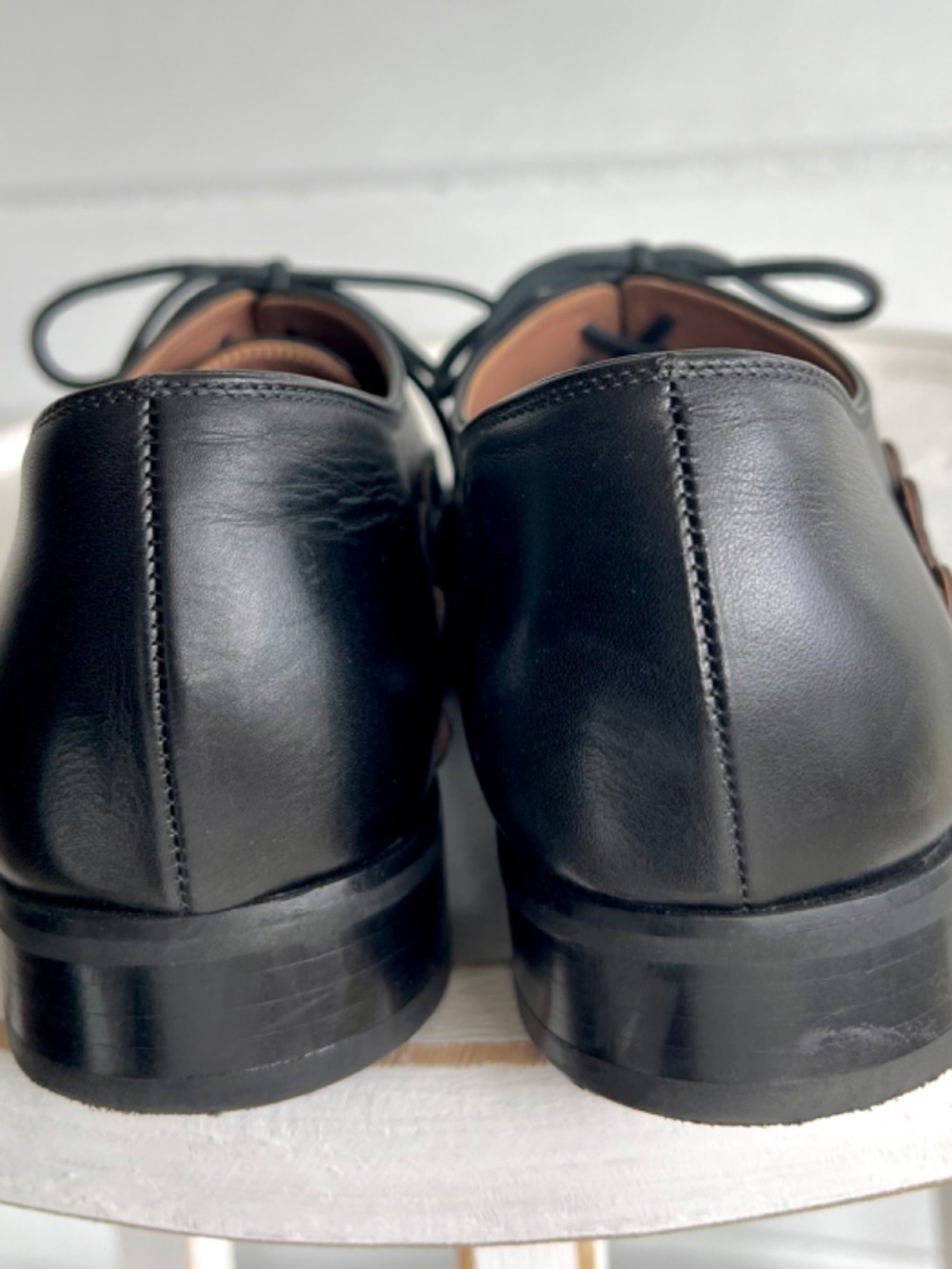 ALAIA PARIS Laser Cut Lace Up Oxfords in Black - with Dust Bags & Box - 39 1/2 - Picture 8 of 15